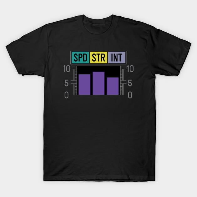 Mindwipe Stats T-Shirt by unclecrunch